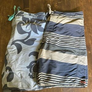 Bundle 2 Patagonia Swim Shorts Mens‎ Size 40 Swimming Outdoor Beach Vacation